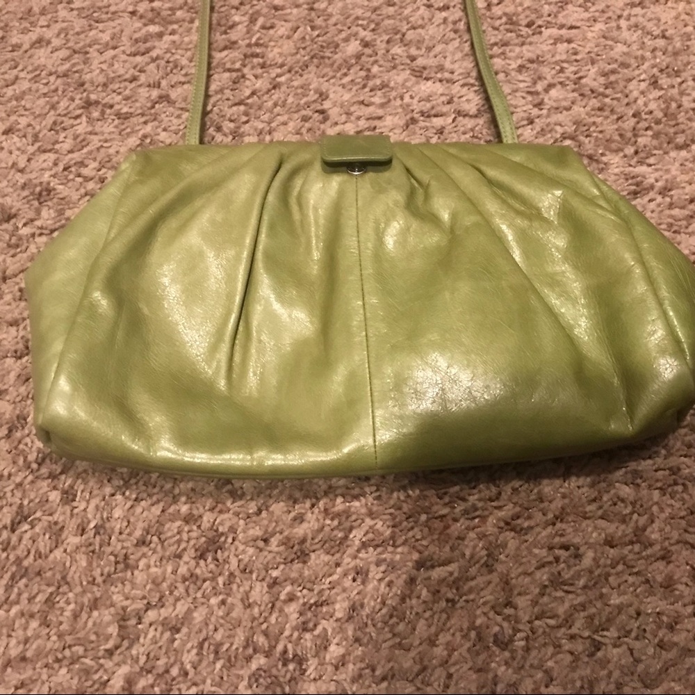 HOBO Pleated Leather Angela bag